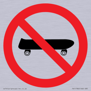 P924 Prohibition: No skateboarding